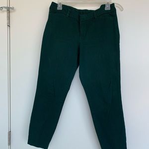 Old Navy Forrest Green Pixie Pants